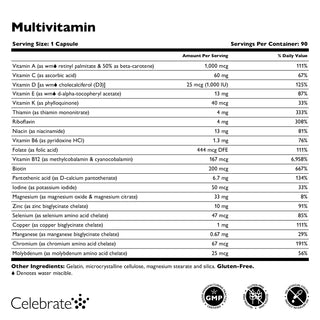 Bariatric Multivitamīns bez dzelzs, kapsulas