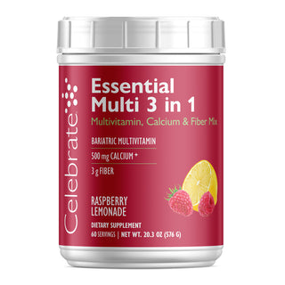 Essential Multi 3 w 1 Multiwitamina z Wapń, Napój Mix