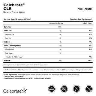 Celebrate® CLR 20g proteīna ūdens