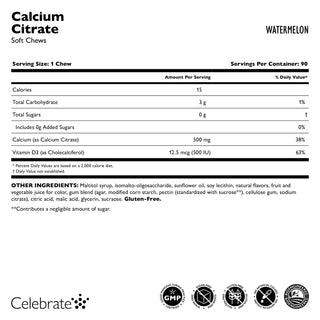 Calcium Citrate Soft Chews