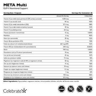 META Multi GLP-1 Uztura Atbalsts 