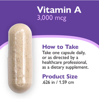 A vitamīns 3.000mcg (10.000 IU), kapsulas