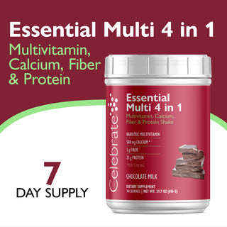 Essential Multi 4 in 1 multivitamīns ar kalciju un olbaltumvielām, pulveris