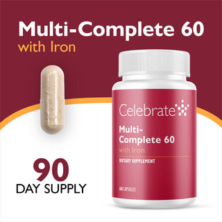 Multi-Complete 60 Bariatric Multivitamīns ar dzelzi, kapsulas