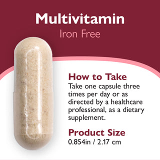 Bariatric Multivitamīns bez dzelzs, kapsulas