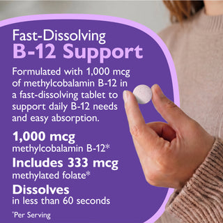 B-12 vitamīns, ātri kūstošs