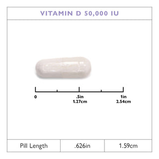 Witamina D3 1.250mcg (50.000 IU), kapsułki